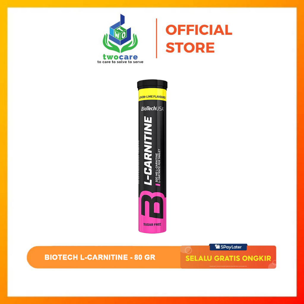 Biotech USA L - Carnitine Effervescent 80gr L Carnitine 20 Tablet