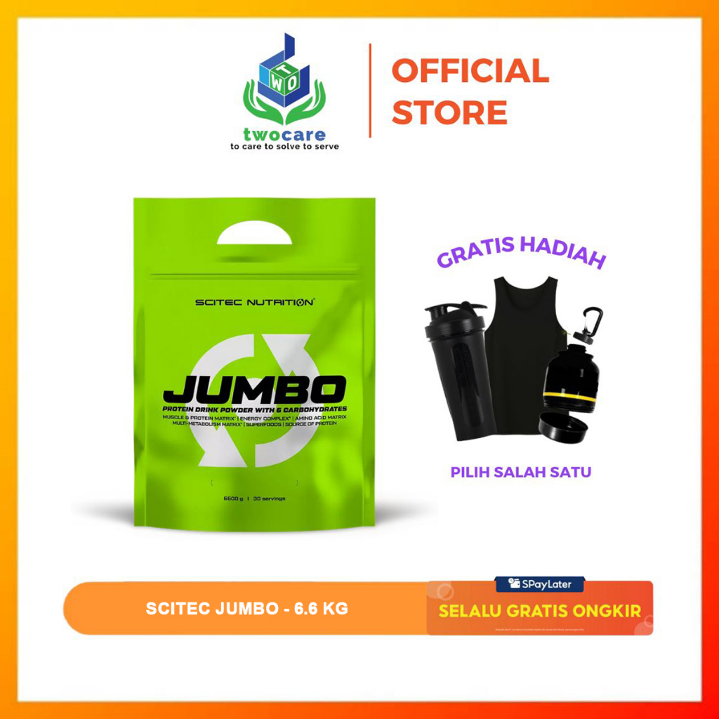 Scitec Nutrition Jumbo Gainer 6.6kg 6600gr Weight Gainer Mass Gainer