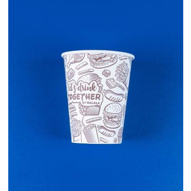 Paper cup walala 8 Oz / Gelas kertas kopi 80z / cup tahan panas 240ml coffee teh tea