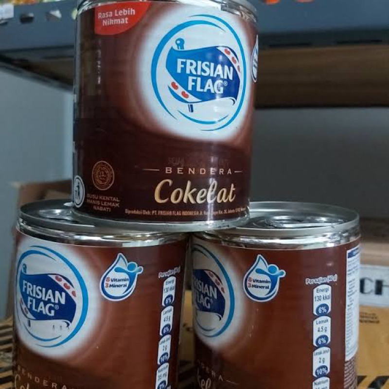 

Susu Kental Manis Bendera Coklat / frisian flag 370gr