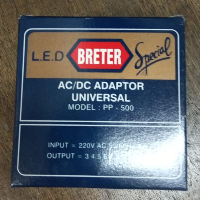 BRETER ADAPTOR AC DC PP 500 UNIVERSAL