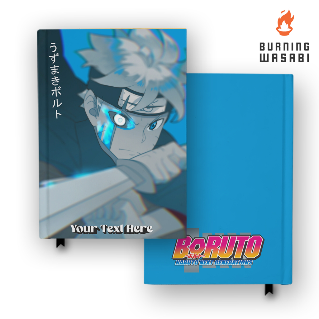 

Notebook Buku Uzumaki Boruto 1 Naruto Manga Anime Hardcover Custom DIary Jurnal Agenda A5 A6