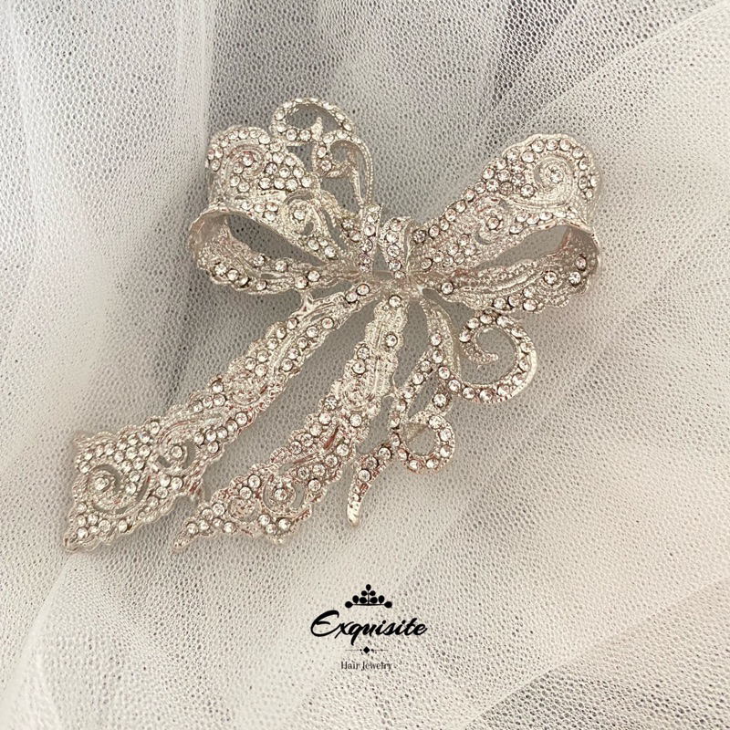 STEVIA RIBBON BROOCH Wedding Dress Brooch