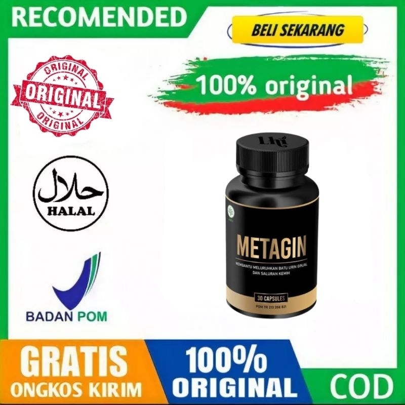 Metagin Obat Penghancur Batu Ginjal Ampuh Herbal Original BPOM