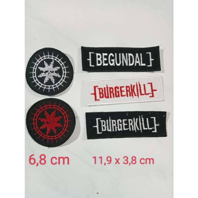 Patch bordir burgerkill
