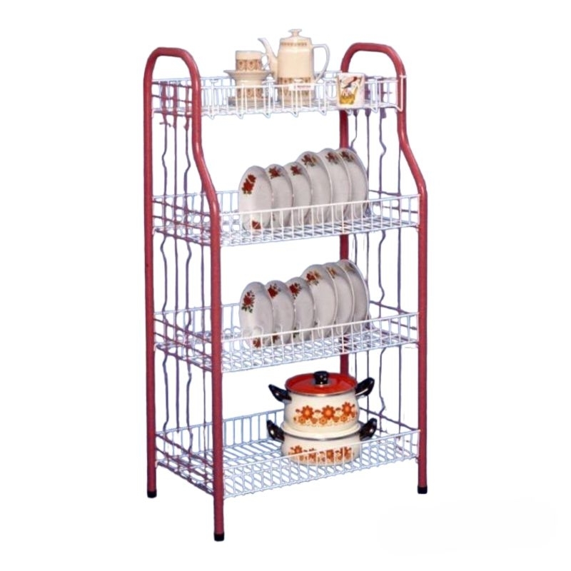 Rak Piring / Rak Dapur 4 Susun 4 Tingkat Master