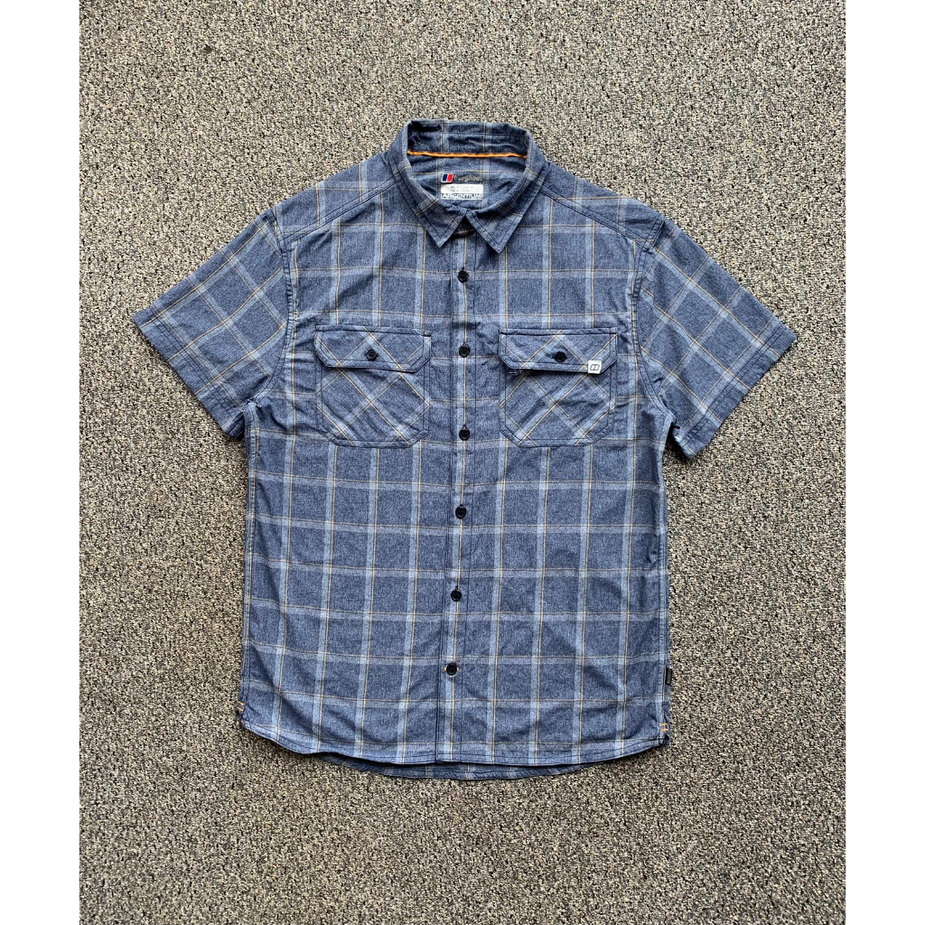 kemeja outdoor berghaus Plaid Blue A18