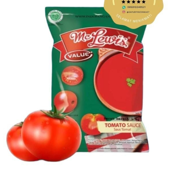 

Mc Lewis Saus Tomat500gr-1Kg
