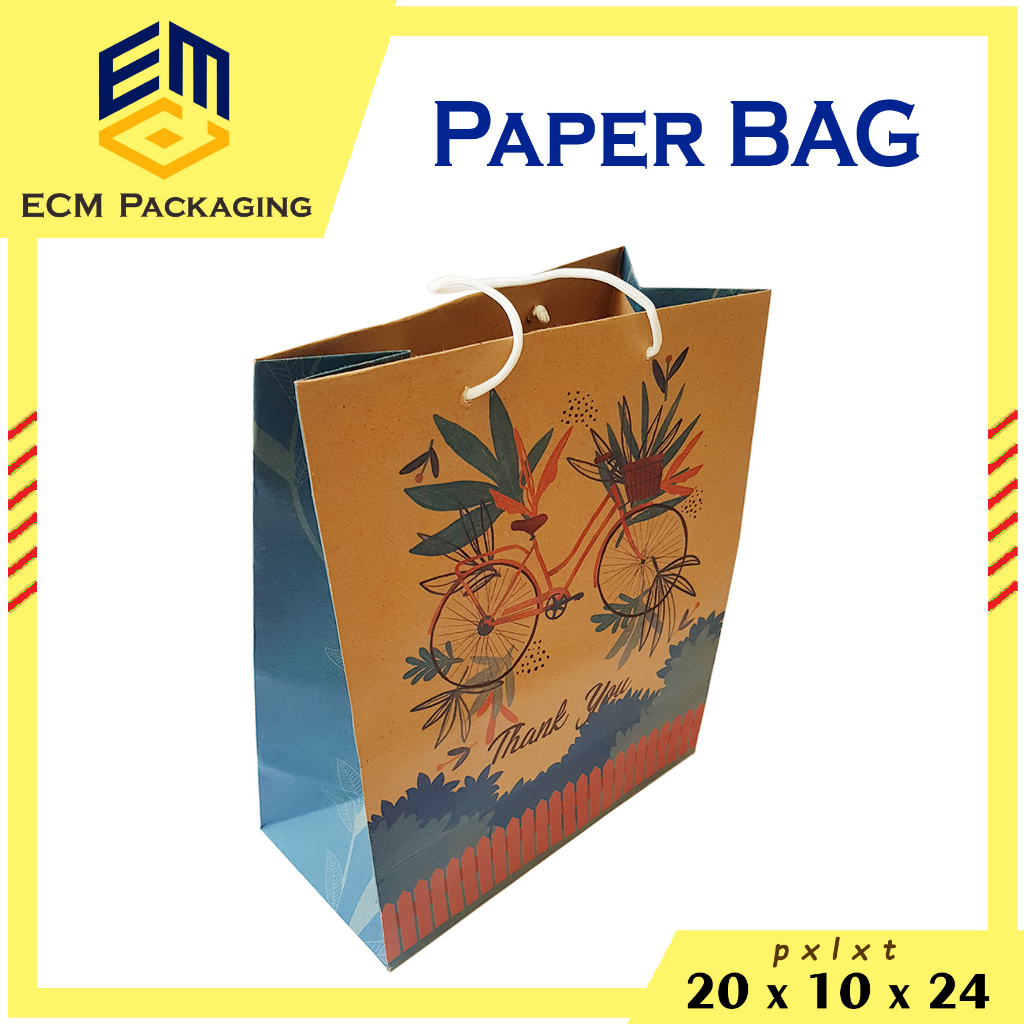 

Paper Bag TEBAL Coklat 20x10x24 / Paperbag Souvenir / Paperbag Terimakasih 12pcs / Paper bag Hajatan