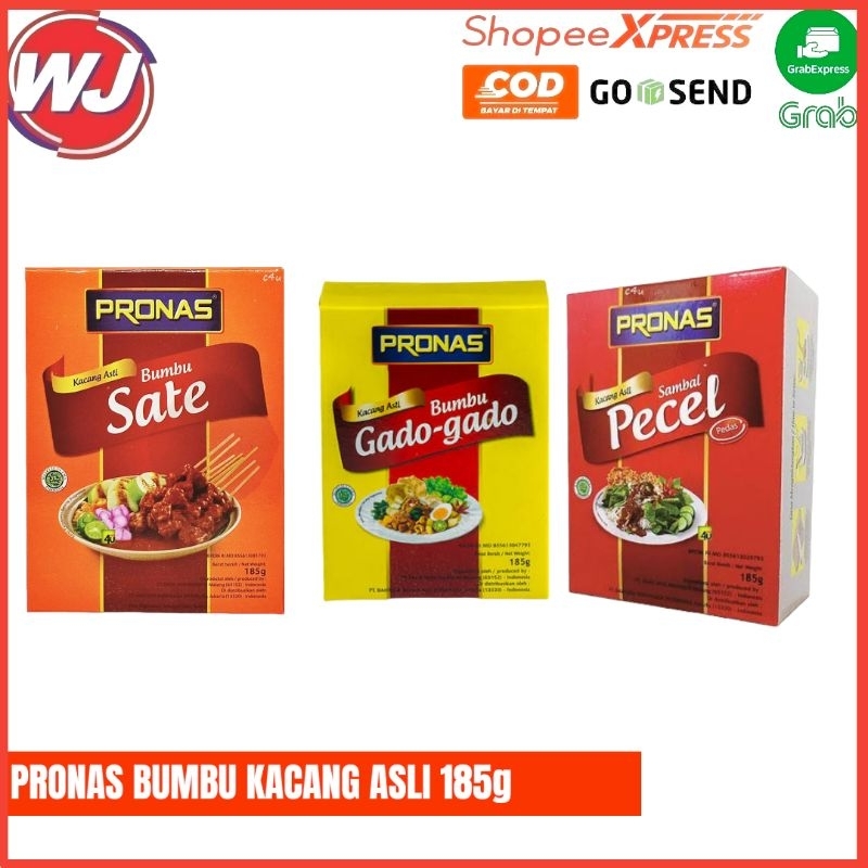 

PRONAS BUMBU KACANG ASLI 185g