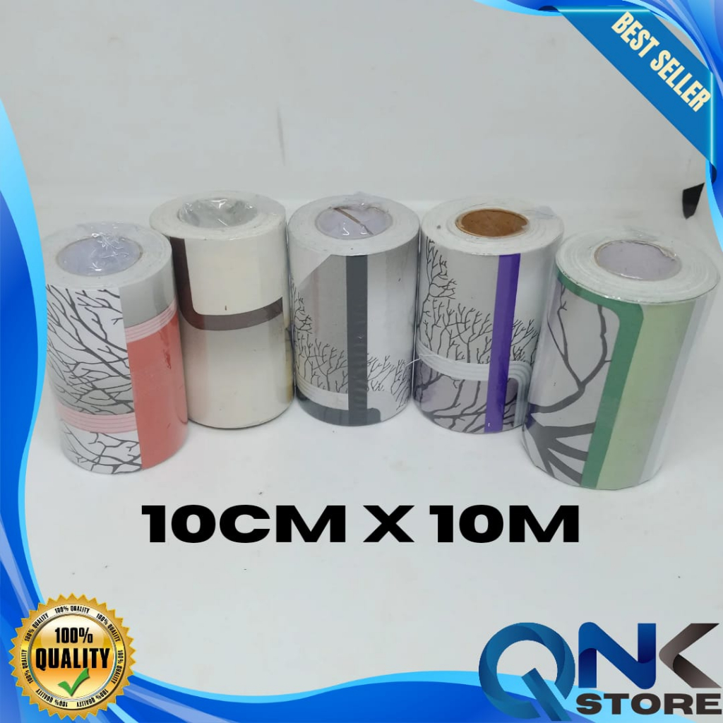 Border List Motif 3D Kotak 10cm x 10m Wallpaper Sticker Dinding List Border Motif 3D Kotak Part 2