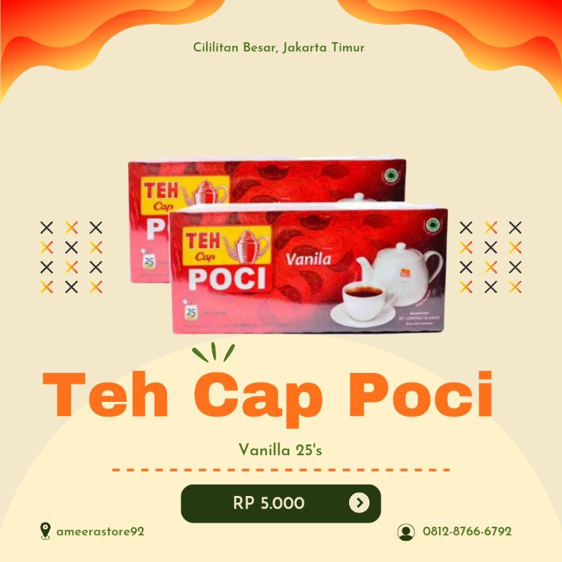 

TEH CELUP CAP POCI VANILLA 25S