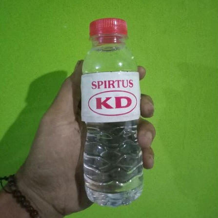 Spirtus/Sepiritus/Sipirtus botol kd pelarut dan bahan bakar kompor portable.ukuran 200 ml
