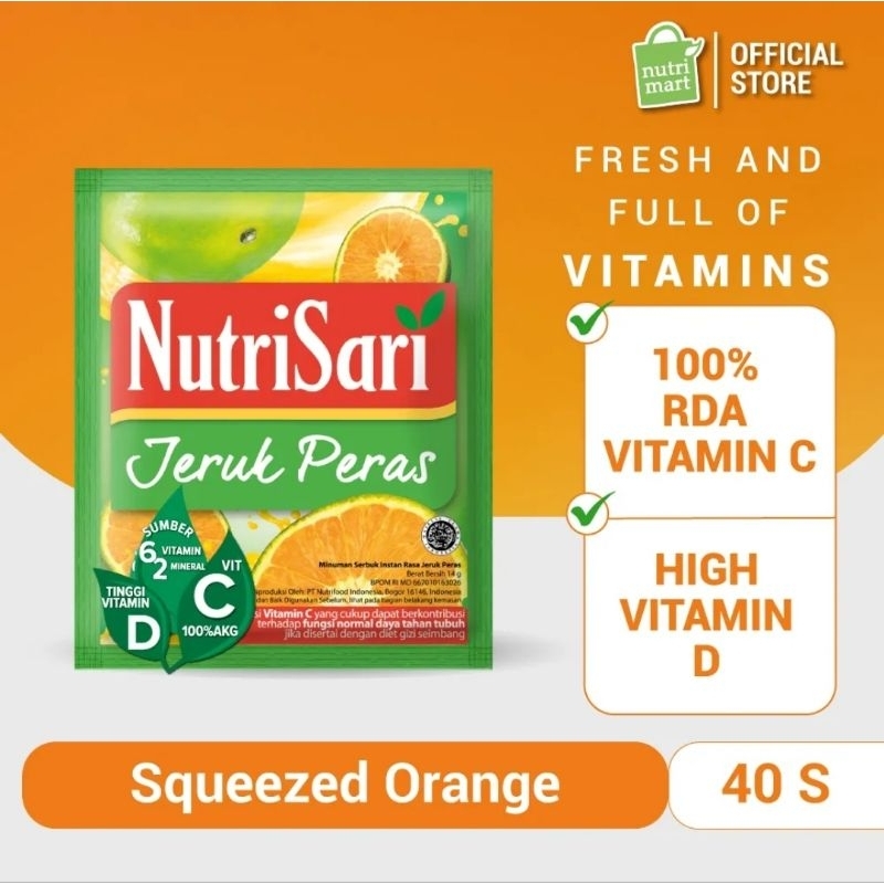 

Nutrisari 40sachet