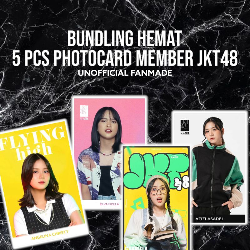 [ ISI 5 PC ] PHOTOCARD PC JKT48 BUNDLING HEMAT ZEE SHANI FREYA ADEL