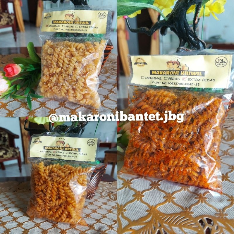 

Makaroni kriwil cap koki khas Tasikmalaya