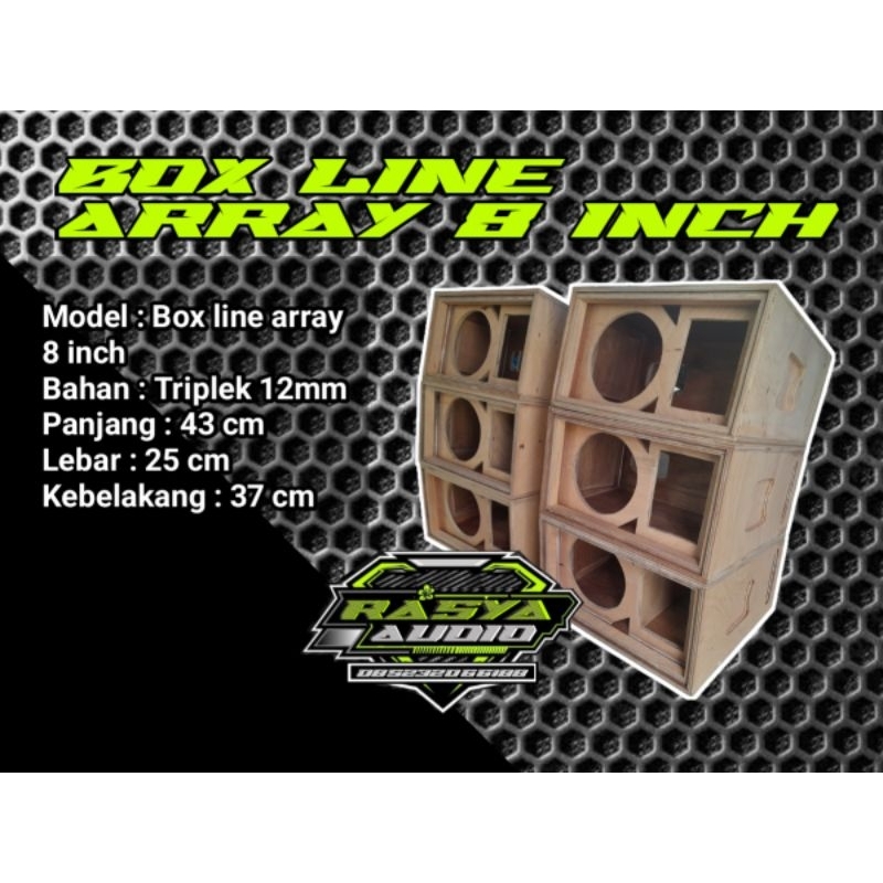 BOX LINE ARRAY 8 INCH | BOX MIDLE LINE ARRAY 8 INCH