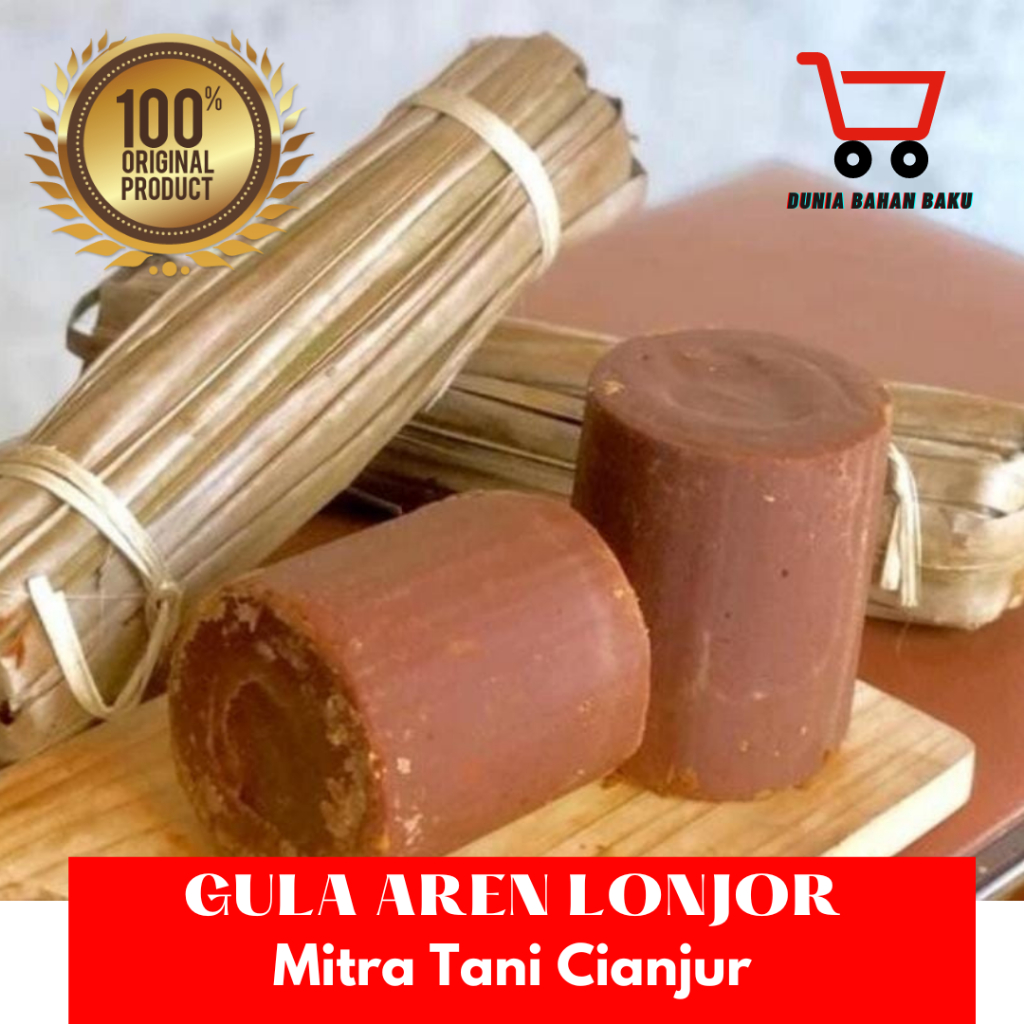 

Gula Aren Asli Kawung - Gula aren Lonjor Kemasan Daun Aren ASLI