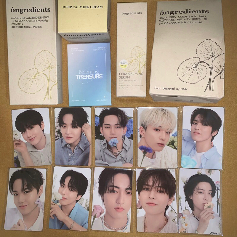 [READY] treasure ongredients blooming photocard official