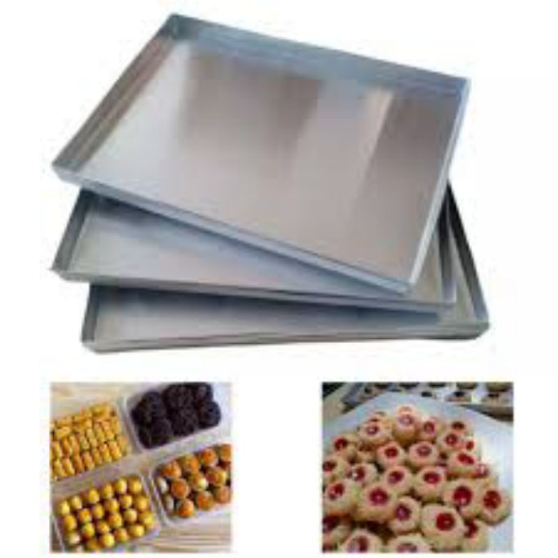Loyang oven/loyang kue kering UK 25x30x2cm/loyang alas oven/loyang cake