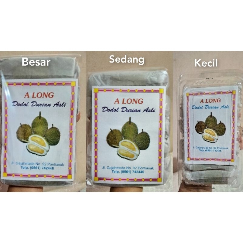 

A Long Dodol Durian Asli Pontianak / Lempok Durian ALONG / Dodol Duren / Oleh Oleh Pontianak
