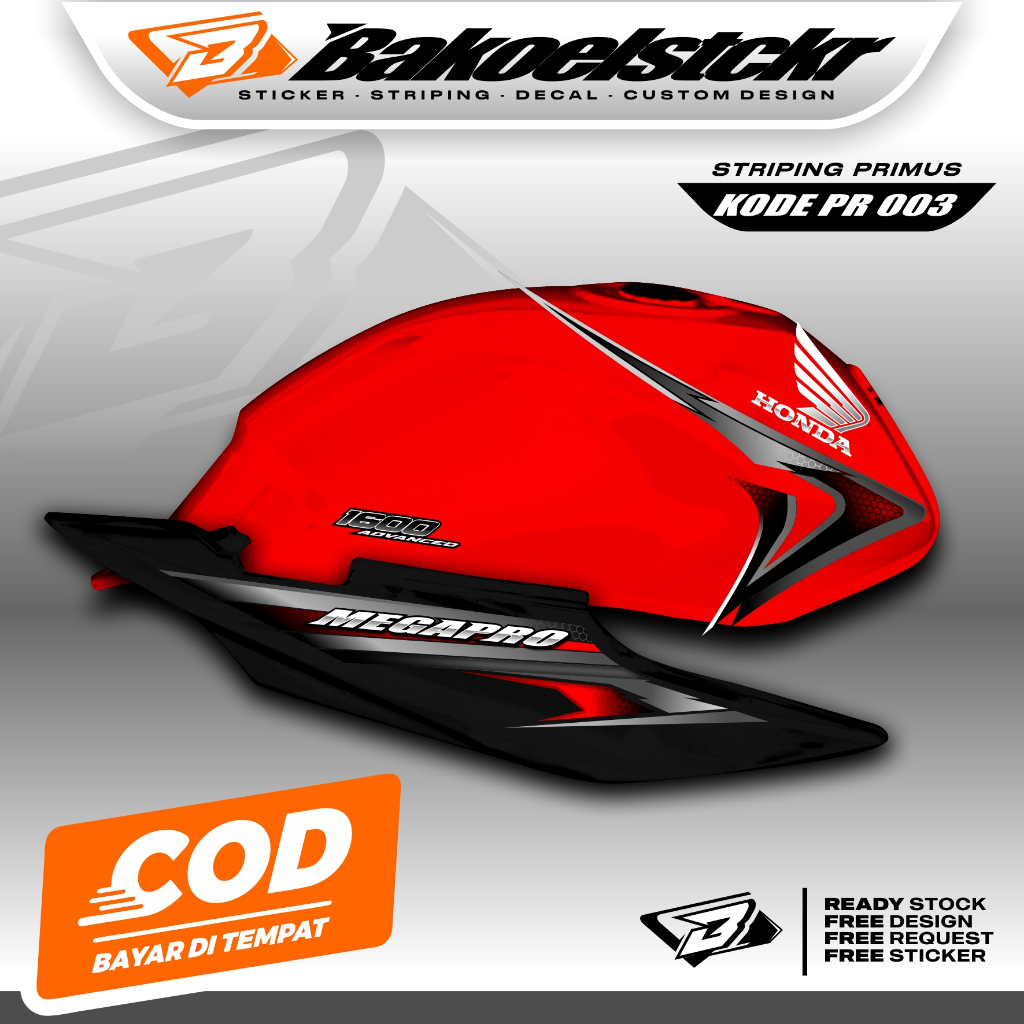 STRIPING MP PRIMUS CUSTOM TERBARU - STRIPING MP PRIMUS HOLOGRAM - PR 003