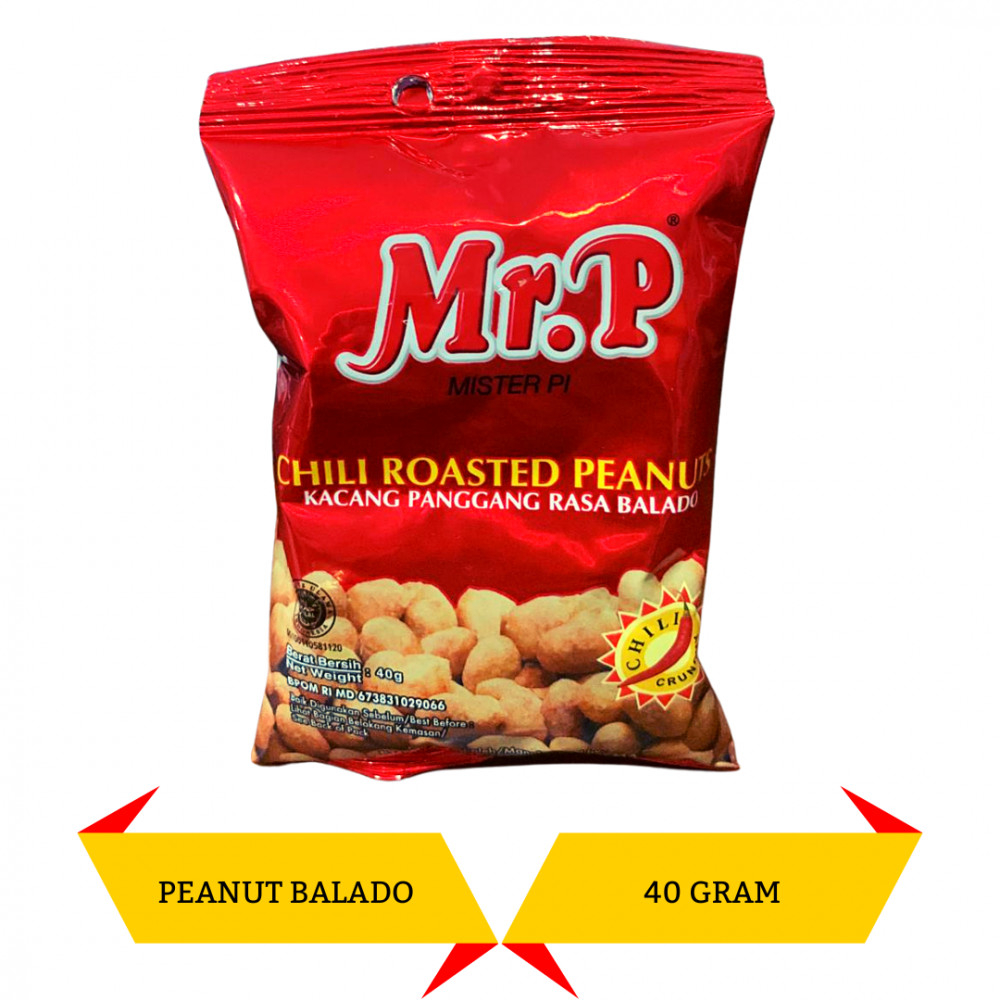 

Mr P Kacang Panggang 40gr