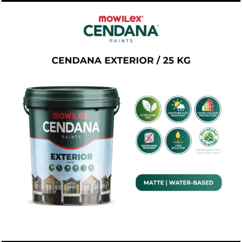 cat tembok mowilex cendana exterior 25 kg