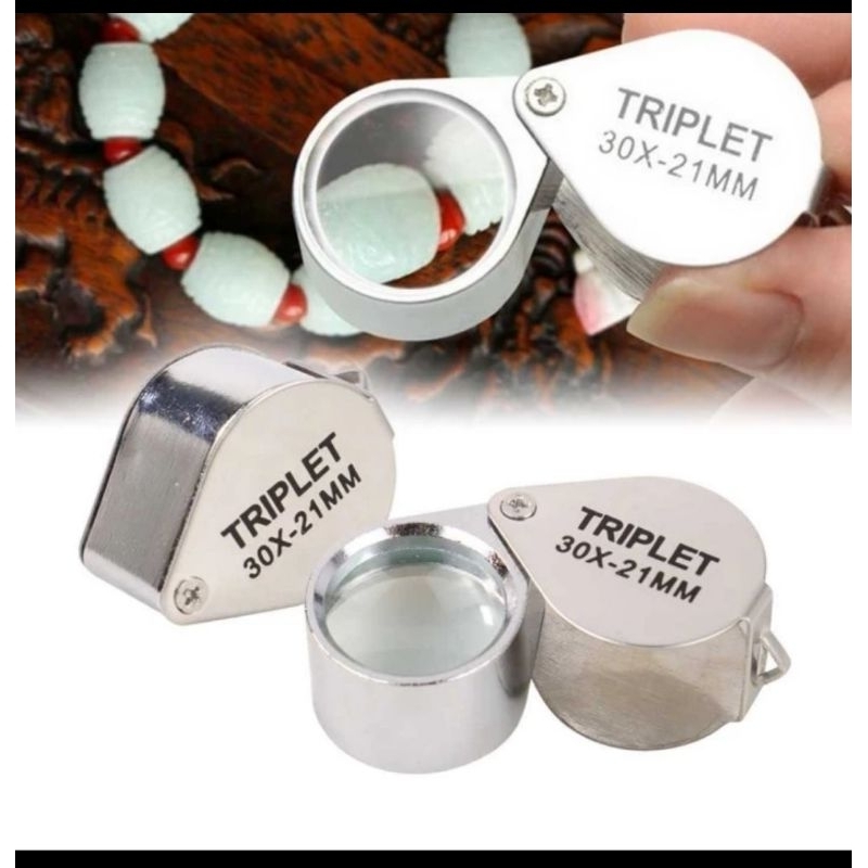 MIKROSKOP KACA PEMBESAR KEKERAN BATU 60X ,10x,30x zoom
