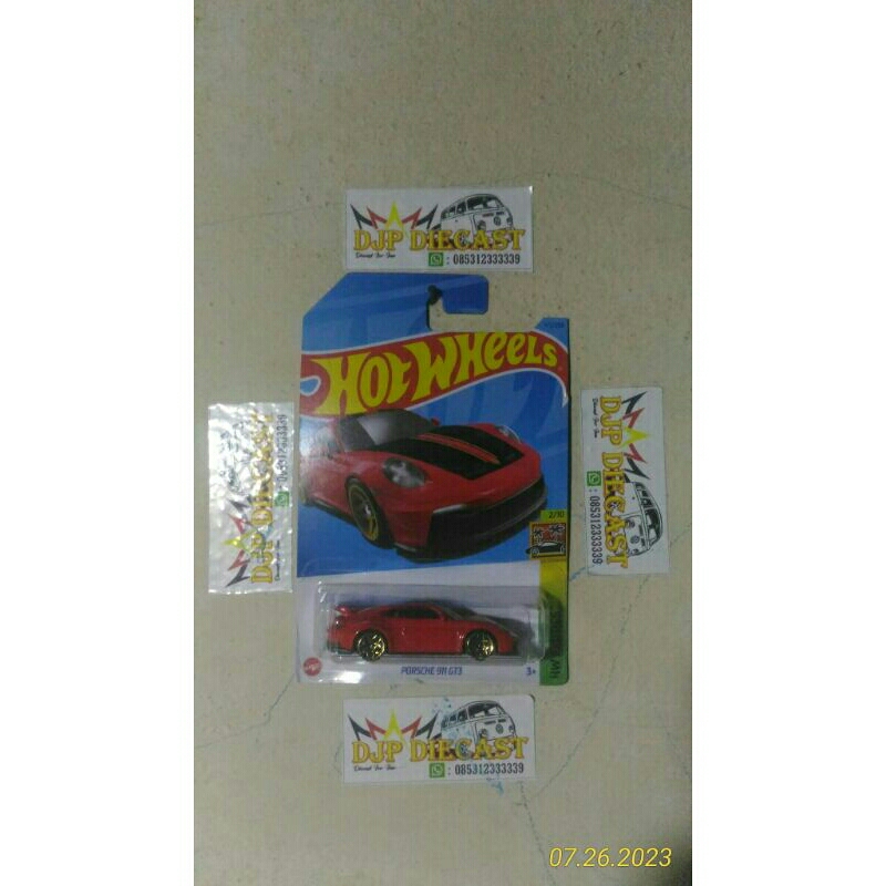 Hot Wheels Porsche 911 GT3 2023 Merah