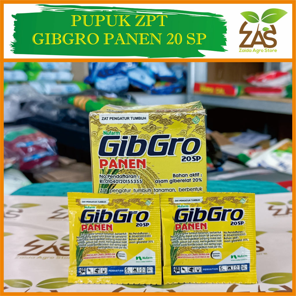GIBGRO PANEN 20 SP - 1 GRAM - ZPT GIBRO