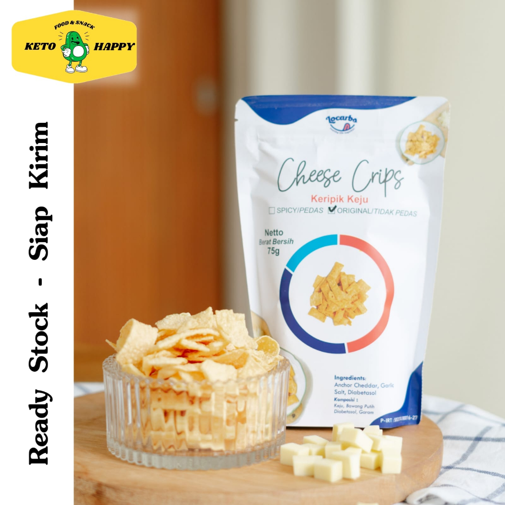 

Snack Keto Cheese Crip Diet Sehat Diabetic Friendly