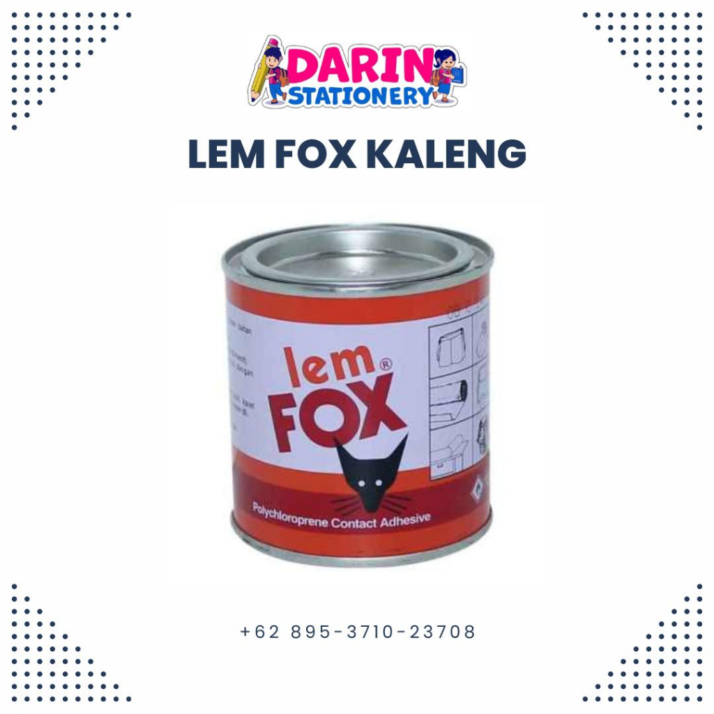 

Lem fox kuning 70 gram