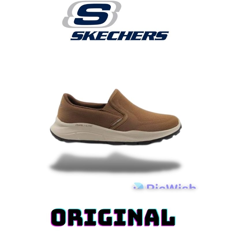 Sepatu Skechers Slip On Equalizer 5.0 Persistable Whiskey Men's ( 232516/WSK ) Original