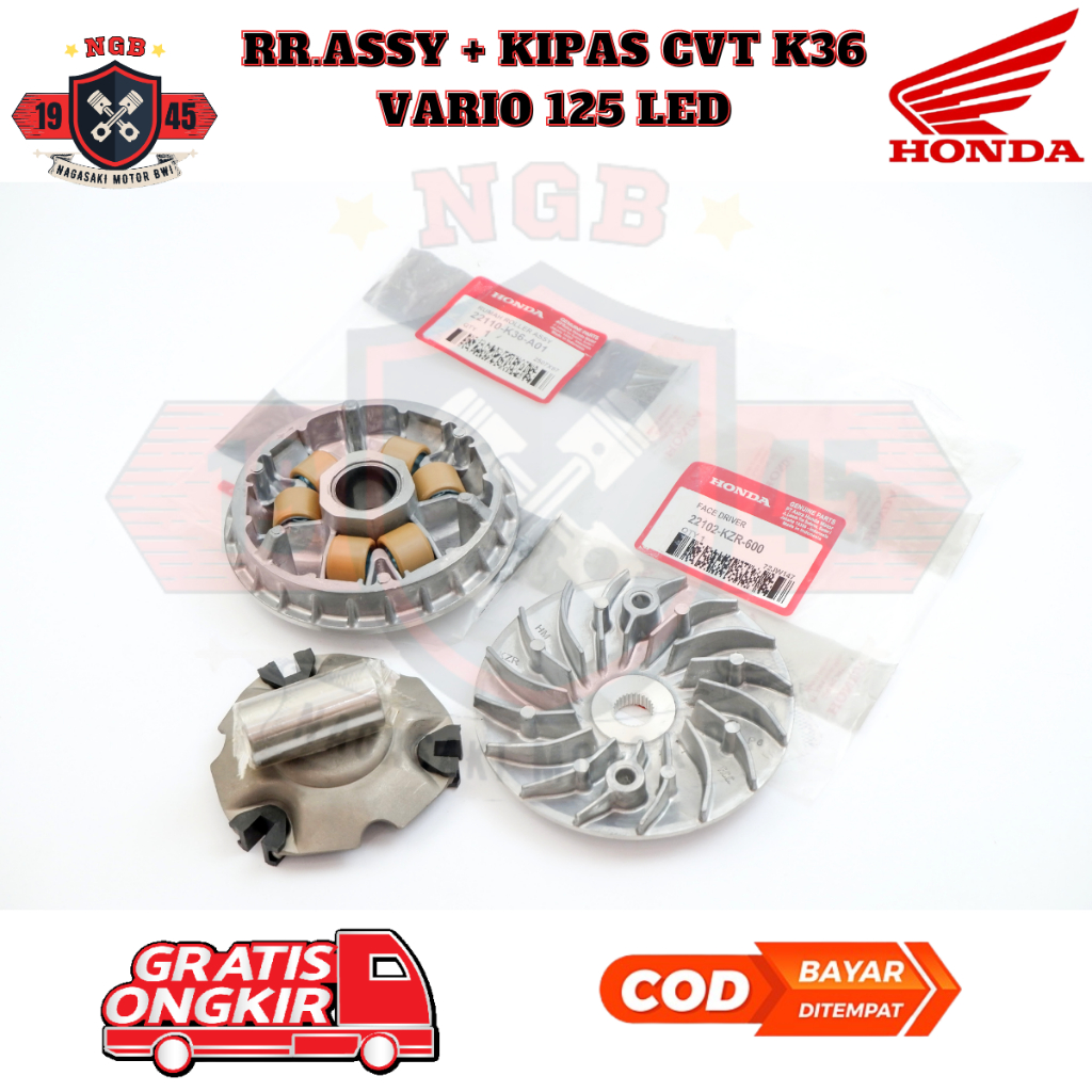 rumah roller vario 150 - rumah roller vario 125 - K36 - roller vario 125 - roller vario 150 - kipas 