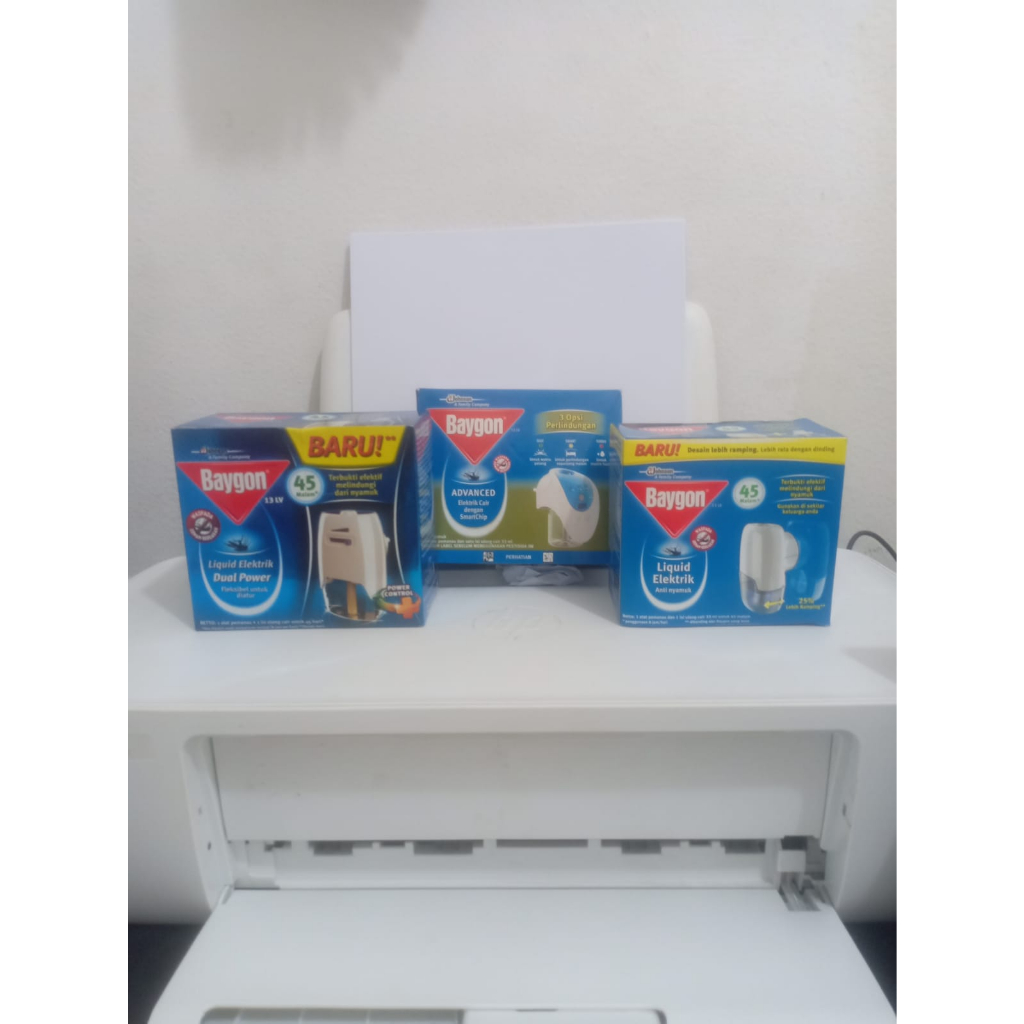 BAYGON liquid elektrik satu pemanas dan satu isi ulang  cair 33ml