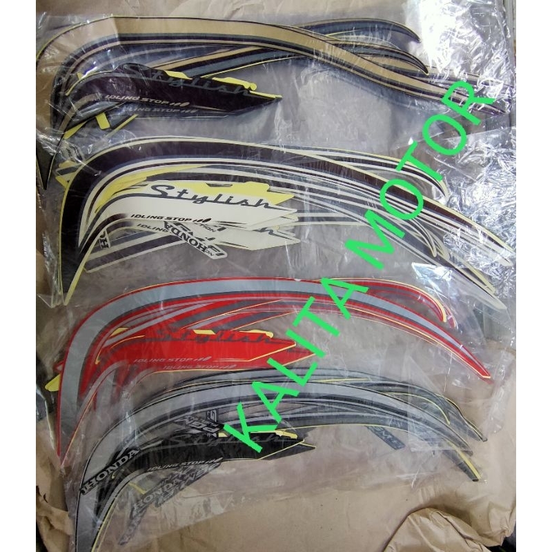 striping stiker scoopy fi scopy stylish 2015