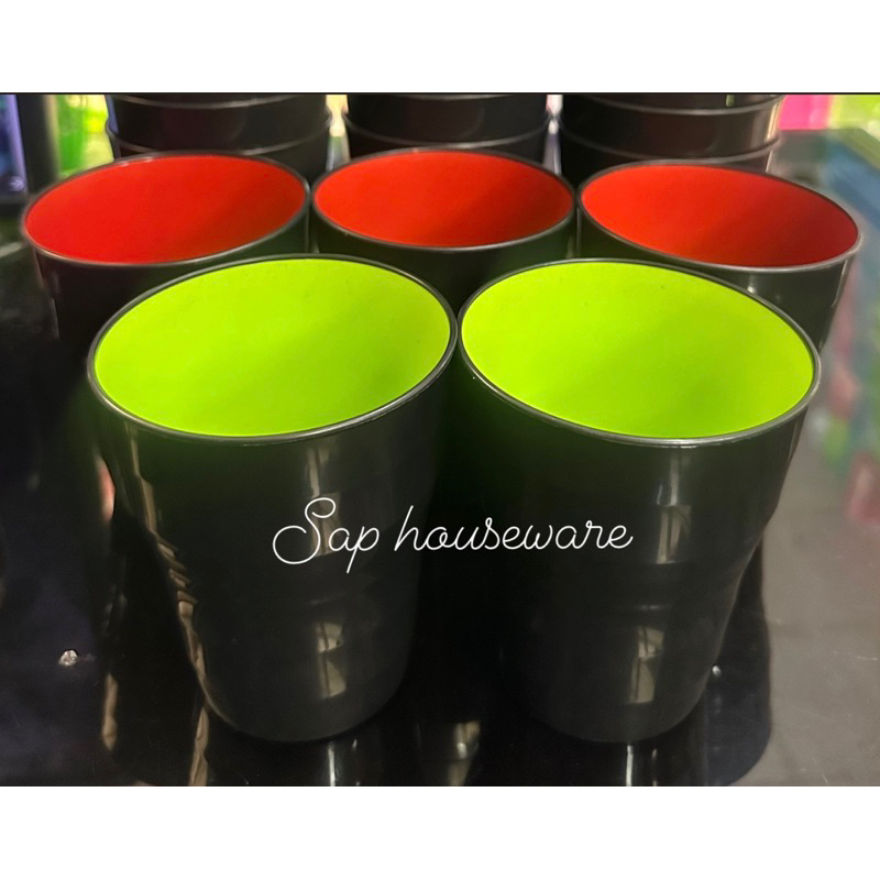 Gelas minum plastik great 1 lusin/Gelas ramen/gelas plastik jepang/gelas kopi