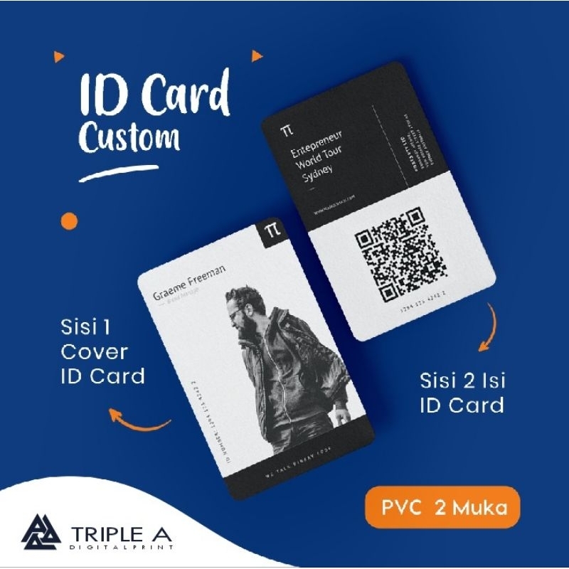 

Id card custom / id card karyawan / id card mahasiswa / kartu nama