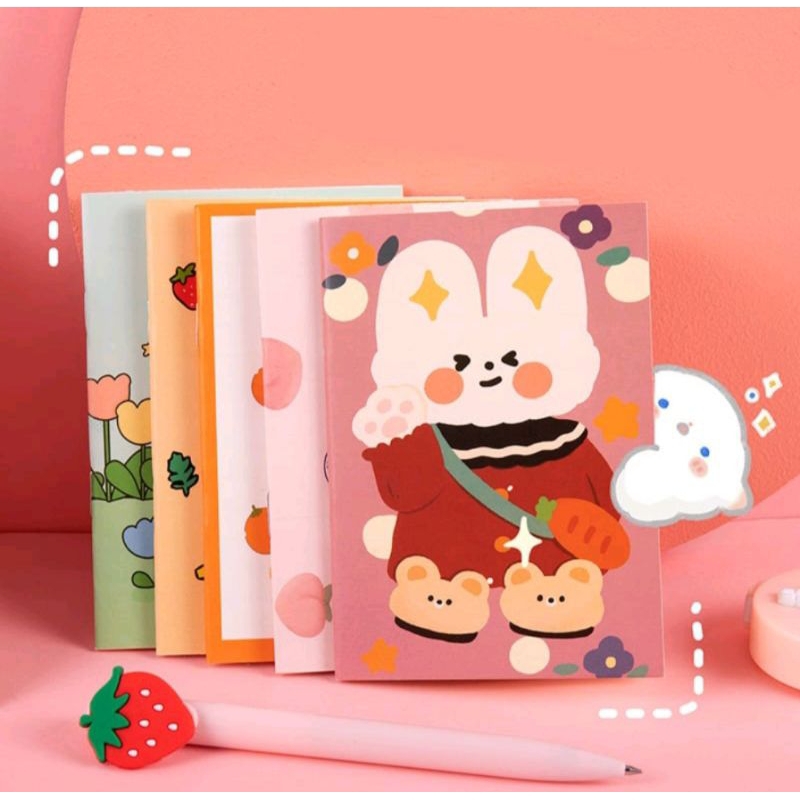 

Buku tulis mini motif karakter kartun /mini notebook/buku kecil