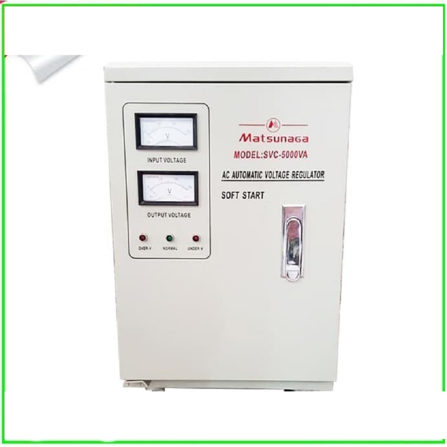 Stabilizer Stavol Matsunaga SVC-5000 VA 5000W 5000 Watt Penstabil Listrik Ac Automatic Voltage
