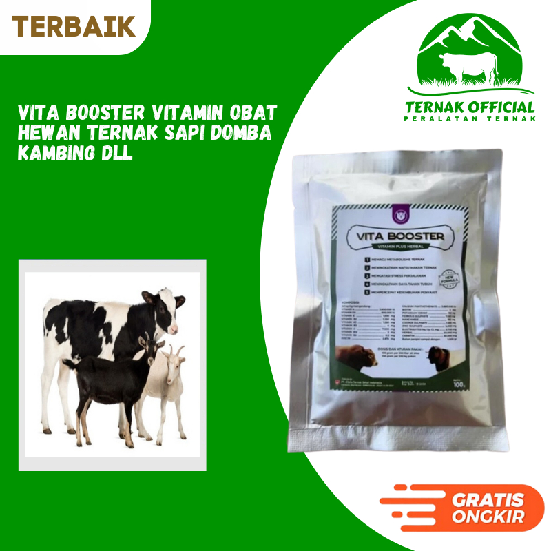 VITA BOOSTER Vitamin Obat Hewan Ternak Sapi Domba Kambing Dll