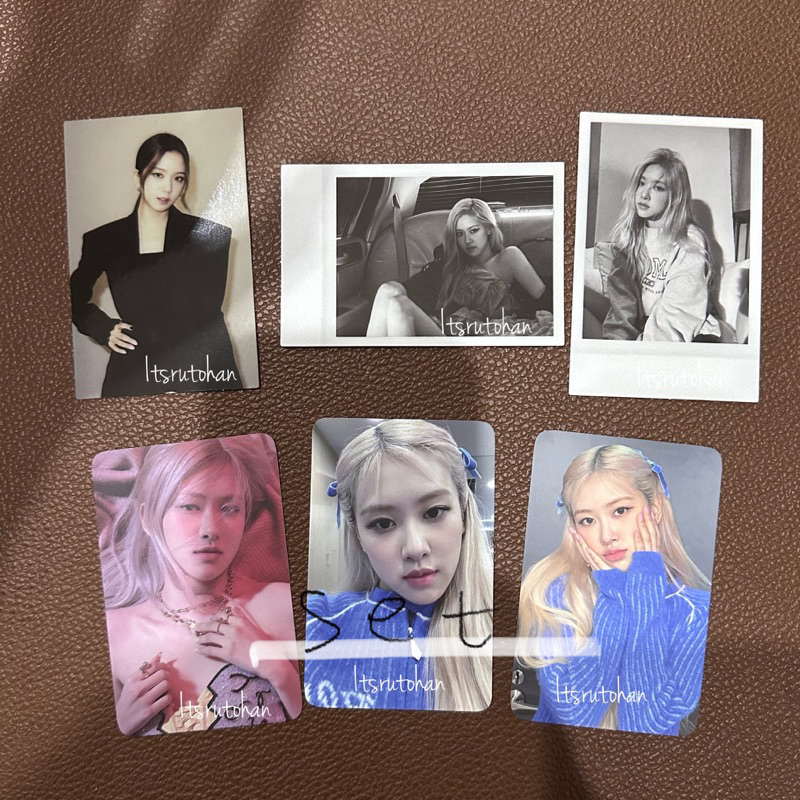 blackpink rose Benefit PO Web Ktown4u dari -R- On The Ground polaroid jisoo the album