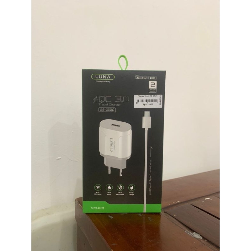 CHARGER LUNA TYPE-C A6-23QC