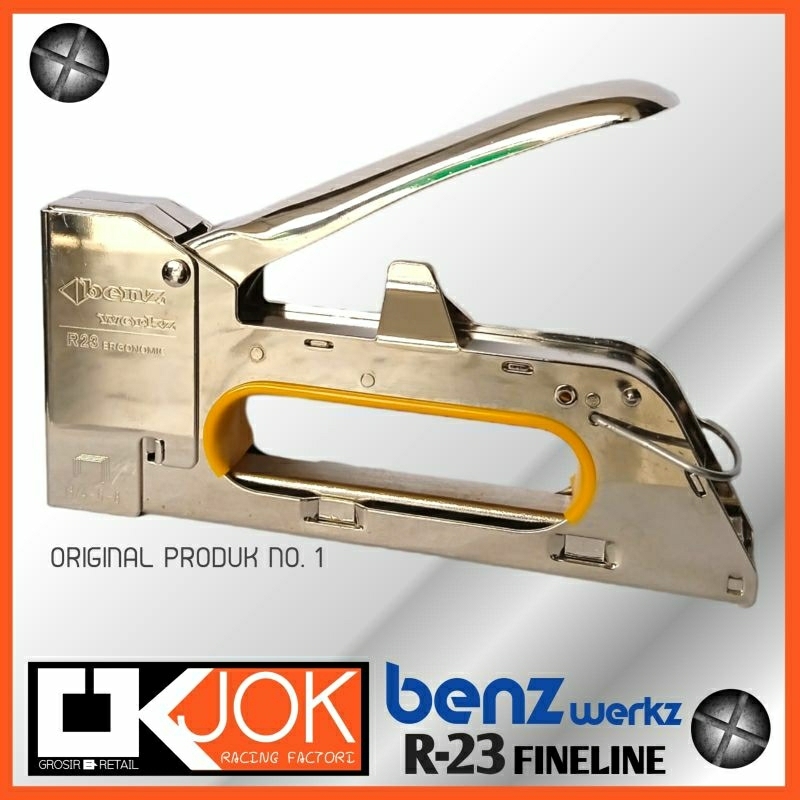 

Staples Gun BENZ Werk R23 Fineline Original - staples terbaik untuk bekerja lebih mudah & cepat