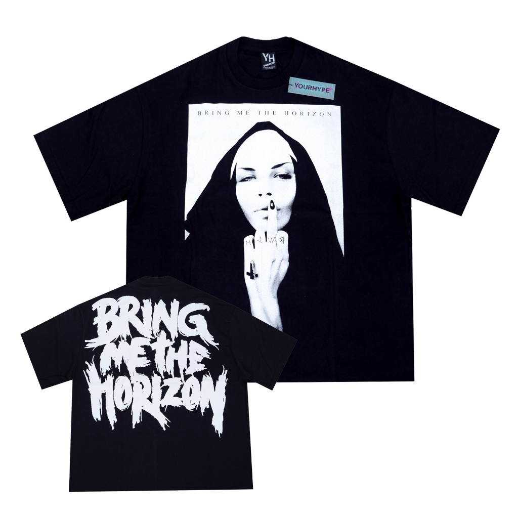 BMTH NUN BRING ME THE HORIZON MUSIC BAND KAOS TSHIRT OVERSIZE