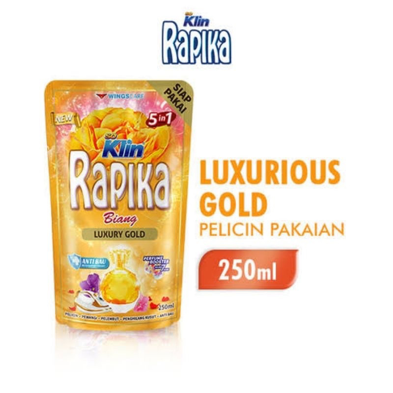 Rapika luxury gold pelicin pakaian 250ml