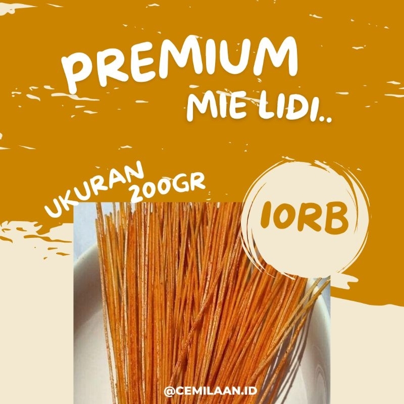 

Mie Lidi 200gr / Lidi lidian / Mie lidi pedas / Mie jepang