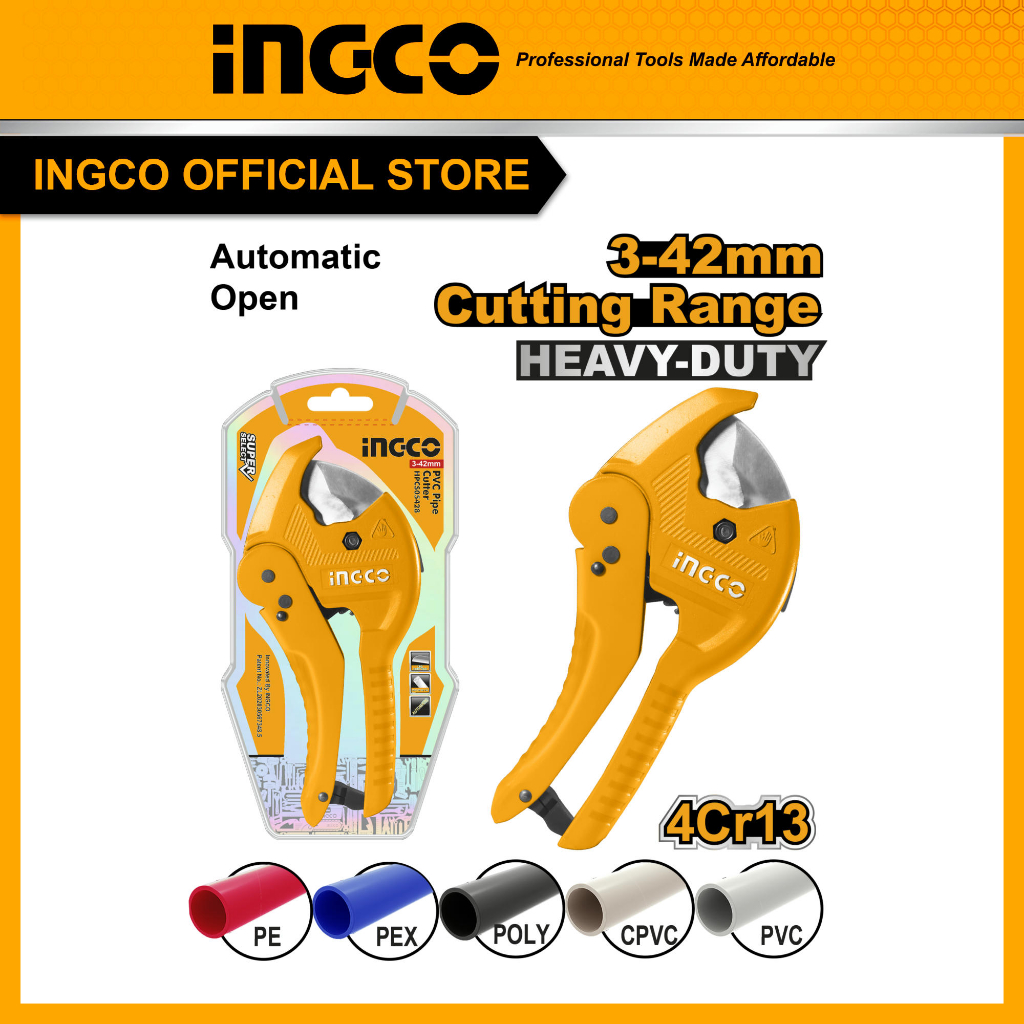 

(INGCO) - GUNTING PIPA PVC HEAVY DUTY HPC0442