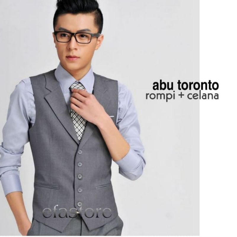 SETELAN VEST FORMAL PRIA  / ROMPI KERAH / ROMPI FORMAL PRIA